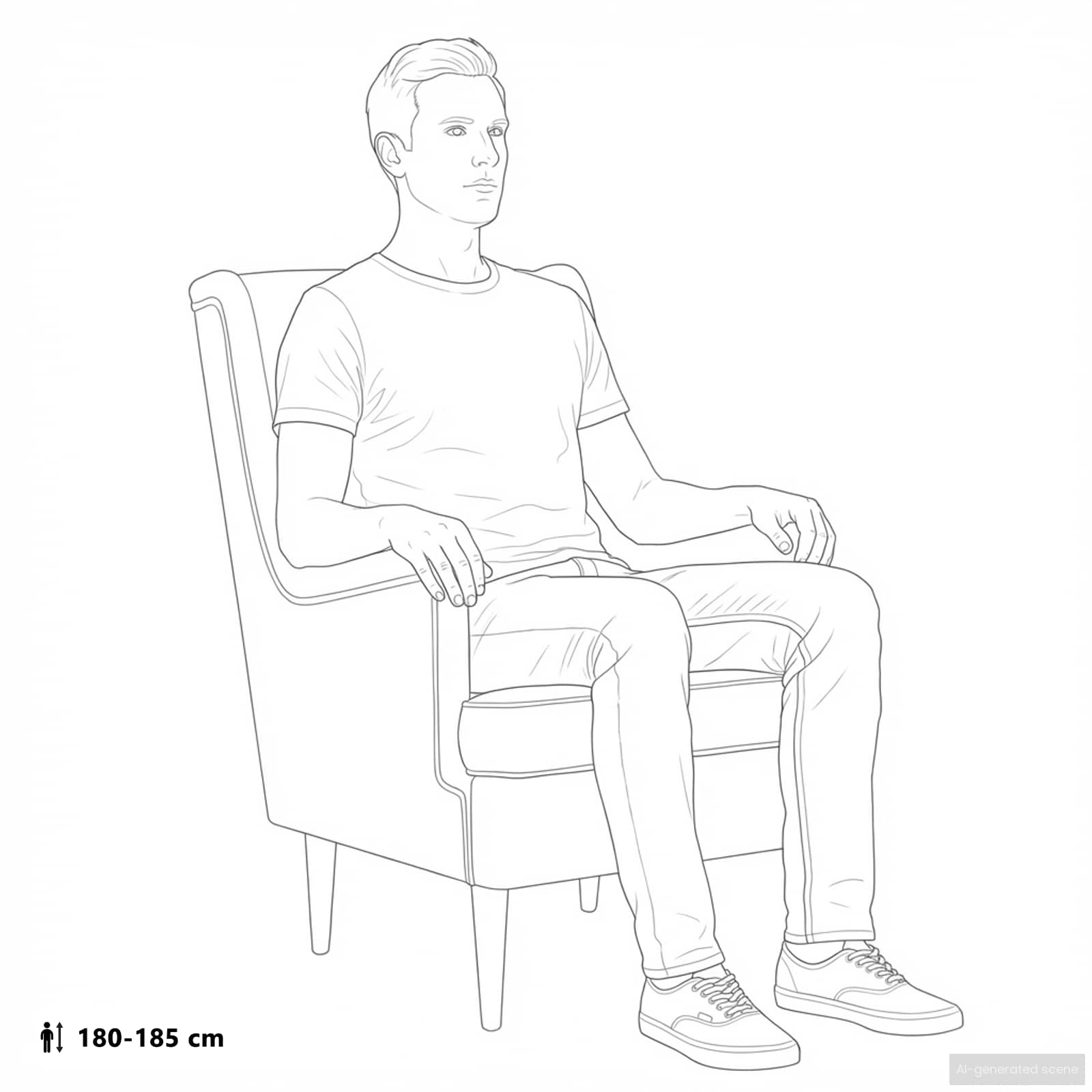 Fauteuil met Voetenbank 2 st Donkergroen Stof - Afbeelding 11