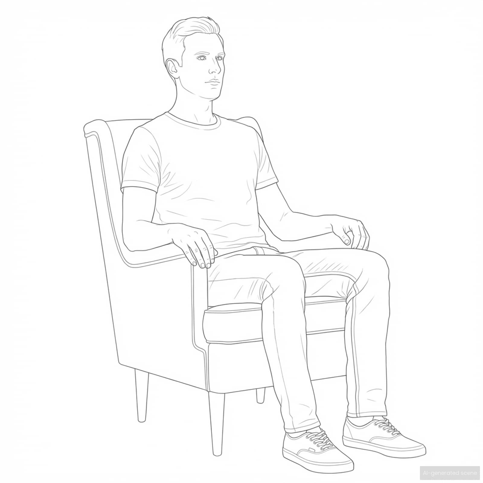 Fauteuil met Voetenbank 2 st Roze Bouclé - Afbeelding 11