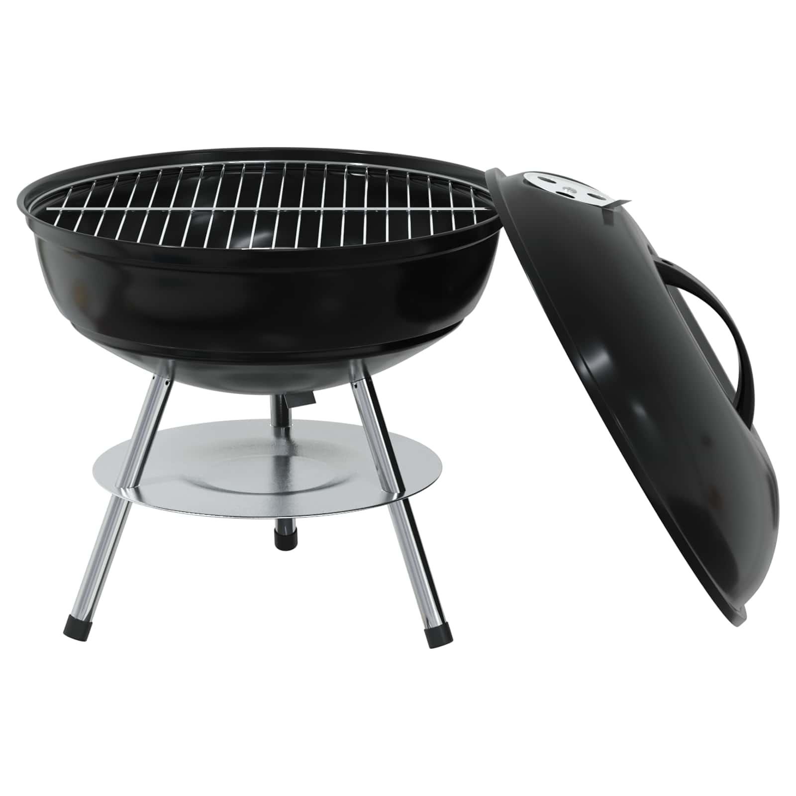 Houtskool Grill Zwart 36,5 x 36,5 x 40 cm image 4
