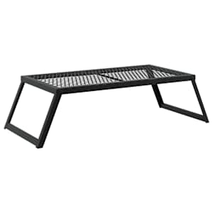 vidaXL Kokkupandav Telgi Grill 58 x 31 x 2 cm Sulamteras Must