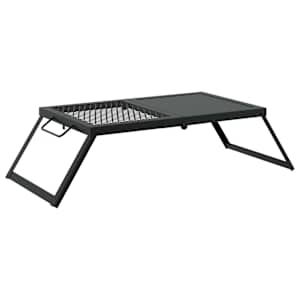 vidaXL Kokkupandav Telgi Grill 31,5 x 26,5 x 4 cm Sulamteras Must