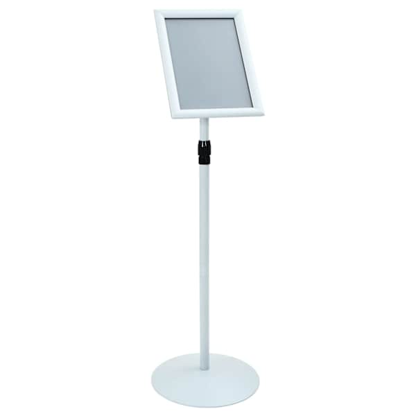 vidaXL Pjedestaali plakati tugi H&otilde;bedane 33 x 33 x 126 cm PVC ja teras