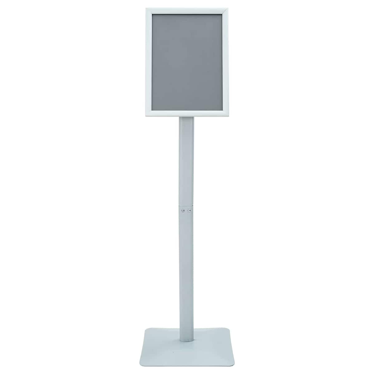 Pedestal Plakatstand 32 x 27 x 119 cm Støbejern Sølv - Billede 5