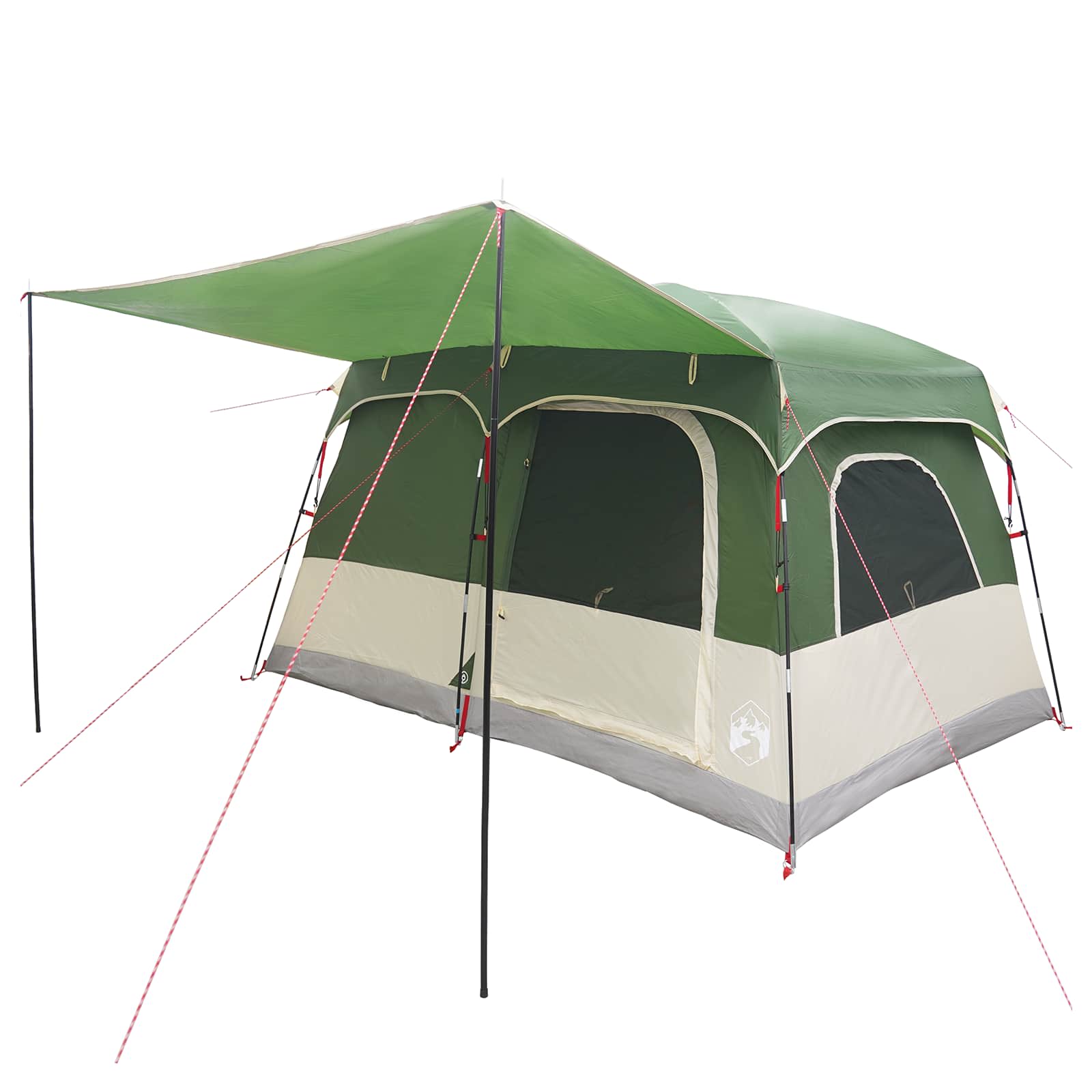 Perhe Teltta katolla Vihreä 380 x 260 x 190 cm Polyesteri - Image 3