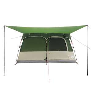 Rodinný stan se střechou Zelená 380 x 260 x 190 cm Polyester - obrázek 5