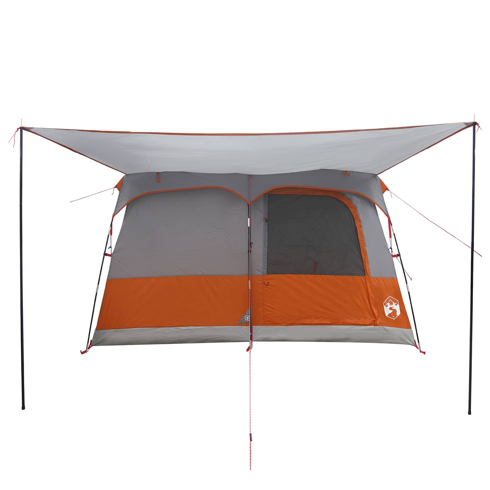 Perhe Teltta Harmaa ja oranssi 380 x 260 x 190 cm Polyesteri - Image 5