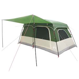 Rodinný stan Zelená 420 x 305 x 200 cm Polyester a ocel - obrázek 3