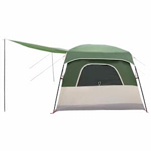 Rodinný stan Zelená 420 x 305 x 200 cm Polyester a ocel - obrázek 6