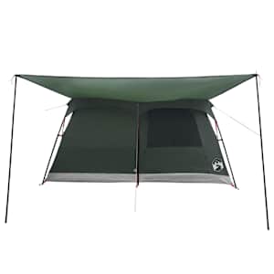 Rodinný stan Armádně zelená 420 x 305 x 200 cm Polyester a ocel - obrázek 5
