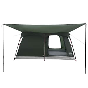 Rodinný stan Armádně zelená 500 x 400 x 230 cm Polyester a ocel - obrázek 4