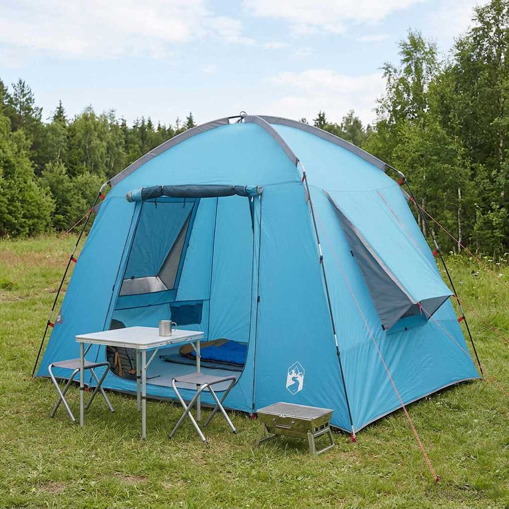 Mökki teltta katolla Sininen 210 x 210 x 138 cm Polyesteri