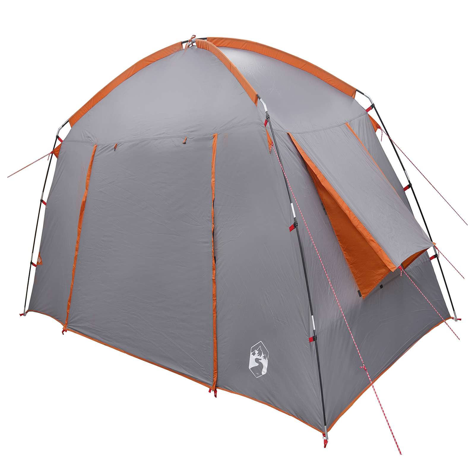 Mökki teltta Harmaa ja oranssi 210 x 210 x 138 cm Polyesteri - Image 3