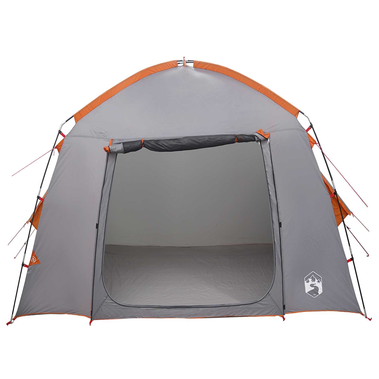 Mökki teltta Harmaa ja oranssi 210 x 210 x 138 cm Polyesteri - Image 4