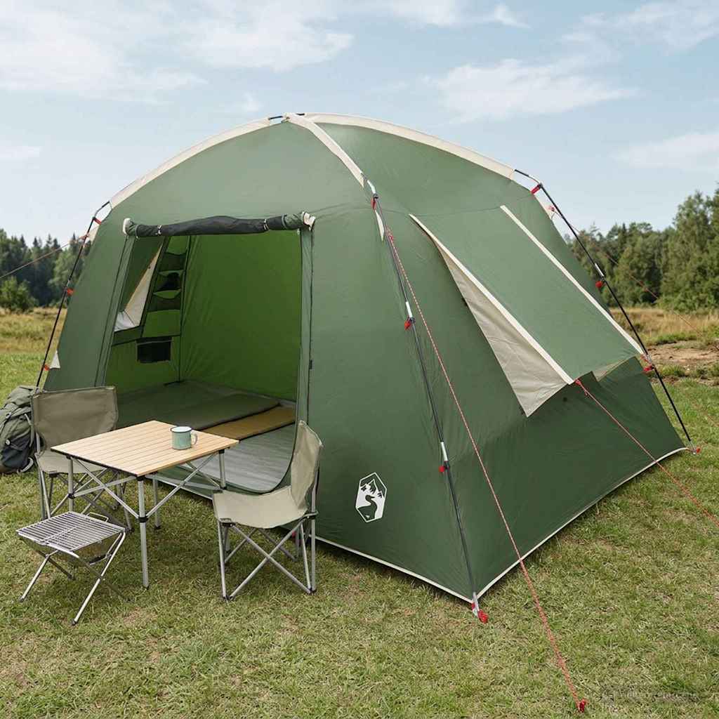 Mökki teltta katolla Vihreä 300 x 210 x 156 cm Polyesteri