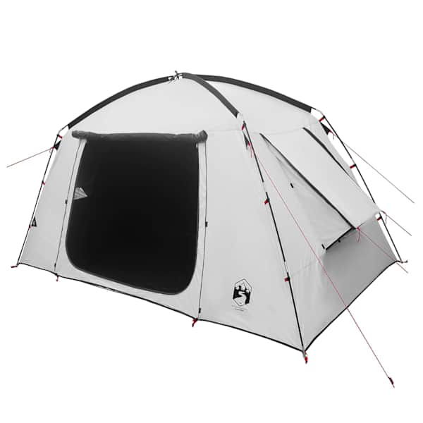 vidaXL Kabintelk katusega Valge Mustate 300 x 210 x 156 cm Pol&uuml;ester