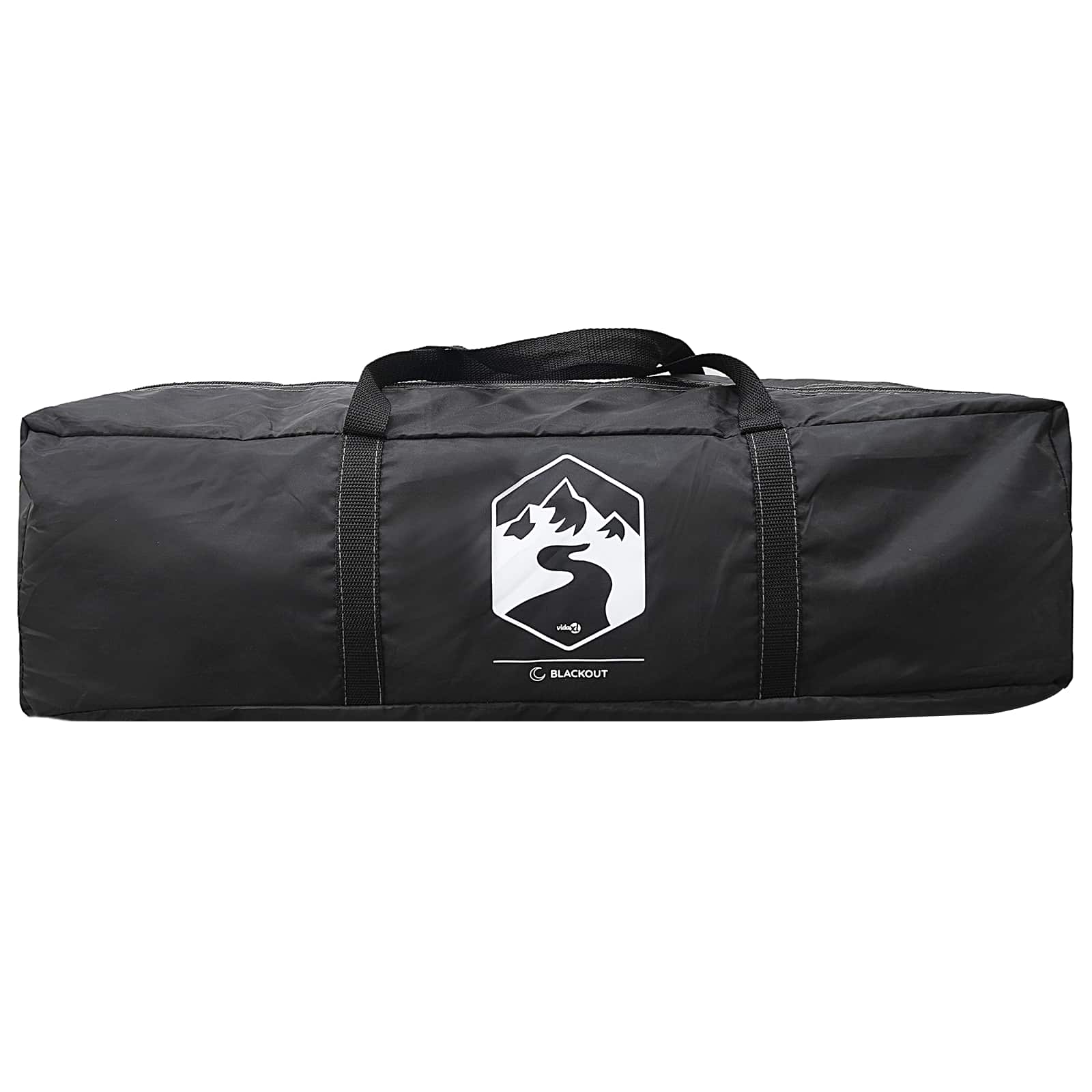 vidaXL Hütten-Zelt mit Dach Weiß Blackout 400 x 210 x 180 cm Polyester – Bild 8