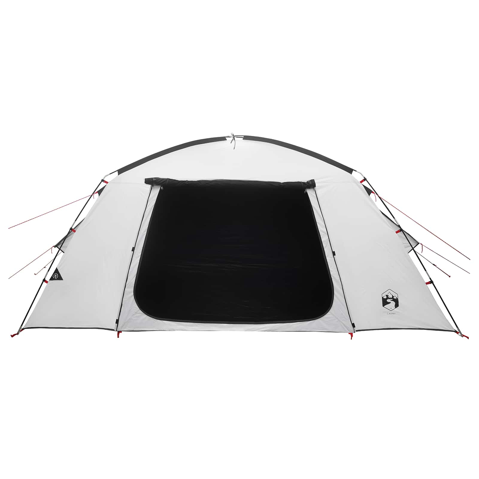 vidaXL Hütten-Zelt mit Dach Weiß Blackout 400 x 210 x 180 cm Polyester – Bild 4