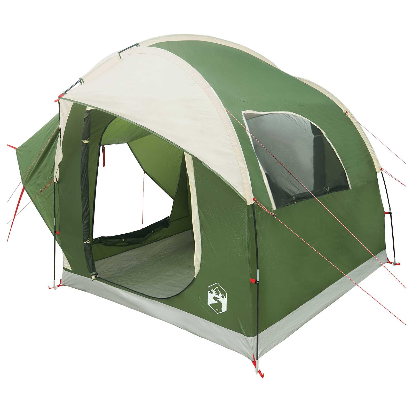 vidaXL Cort pentru mașină Verde 239 x 210 x 210 cm Poliester și oțel