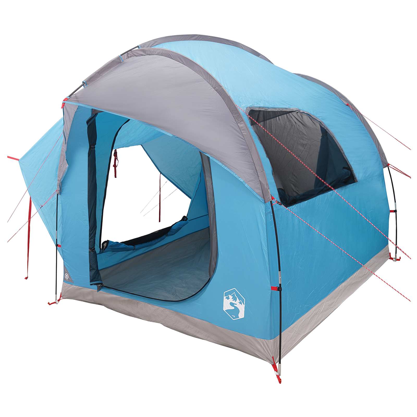 vidaXL Cort pentru mașină cu acoperiș albastru 239 x 210 x 210 cm