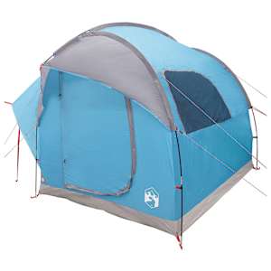Auto stan se střechou Modrá 239 x 210 x 210 cm Polyester a ocel - obrázek 3