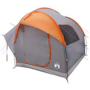 Auto stan Šedá a oranžová 239 x 210 x 210 cm Polyester a ocel - obrázek 3