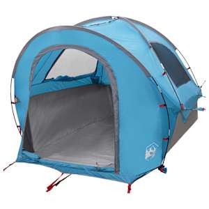 Auto stan se střechou Modrá 200 x 170 x 170 cm Polyester a ocel - obrázek 2