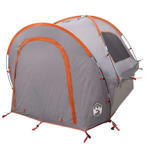 Auto stan Šedá a oranžová 200 x 170 x 170 cm Polyester a ocel - obrázek 3