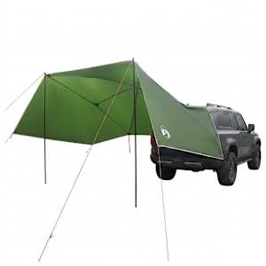 vidaXL Auto telk 308 x 215 x 220 cm Roheline Pol&uuml;ester ja teras
