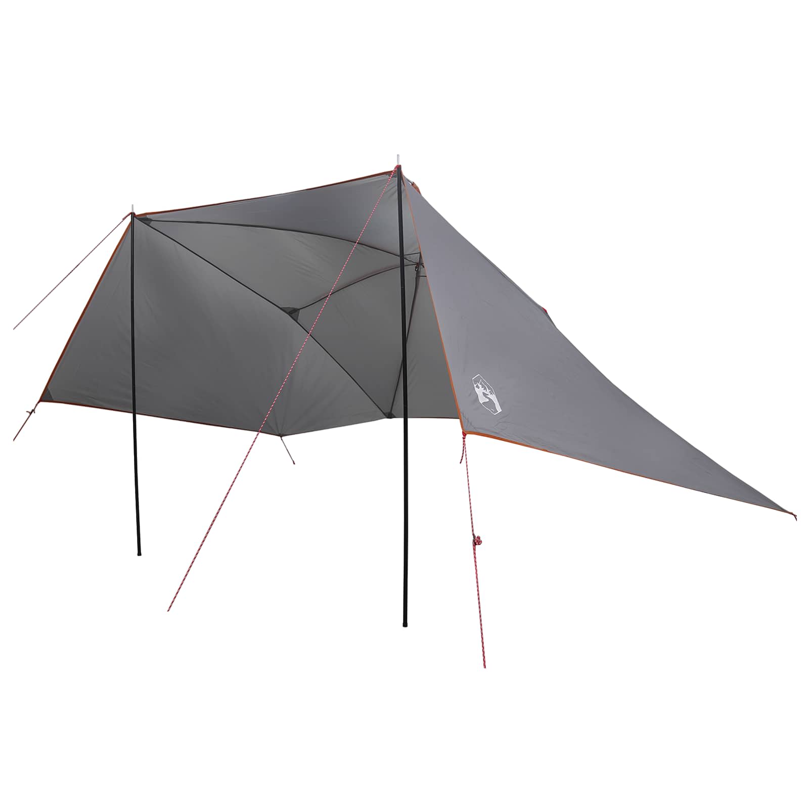 vidaXL Cort pentru mașină Gri și Portocalie 308 x 215 x 220 cm