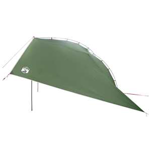 Auto stan se střechou Zelená 350 x 250 cm Polyester a ocel - obrázek 4