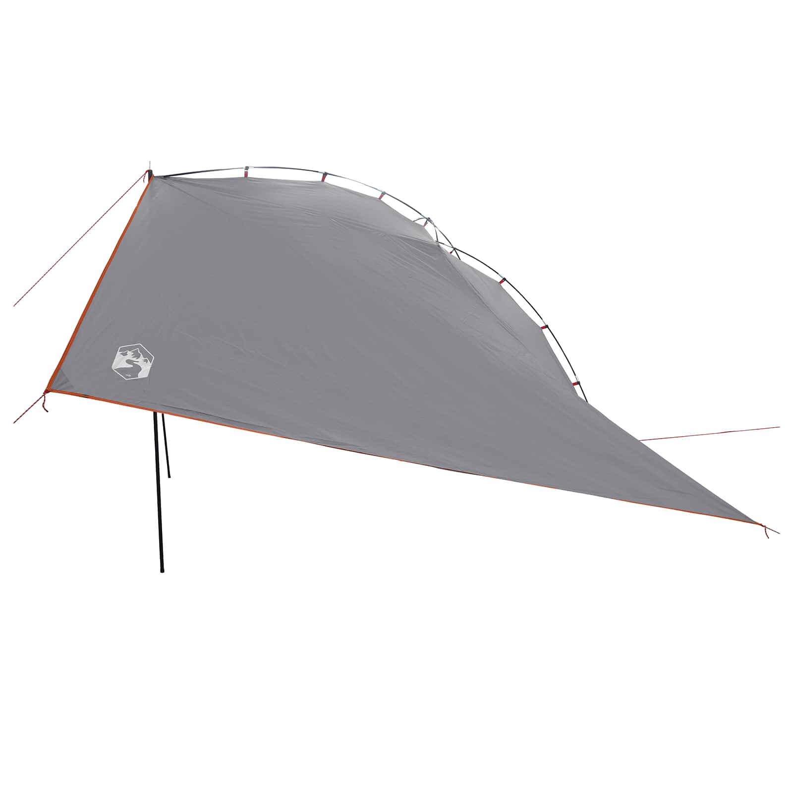 Auto Teltta Harmaa ja oranssi 350 x 250 cm Polyesteri ja teräs - Image 4