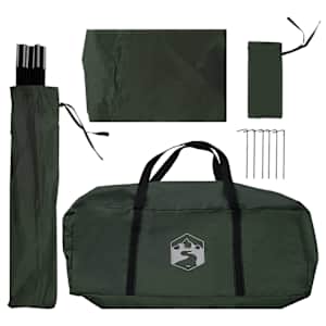 Auto stan Armádně zelená 350 x 250 cm Polyester a ocel - obrázek 7
