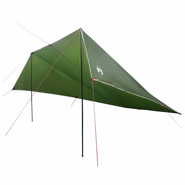 vidaXL S&otilde;iduki varikatus katusega &otilde;huavaga Roheline 518 x 580 x 215 cm