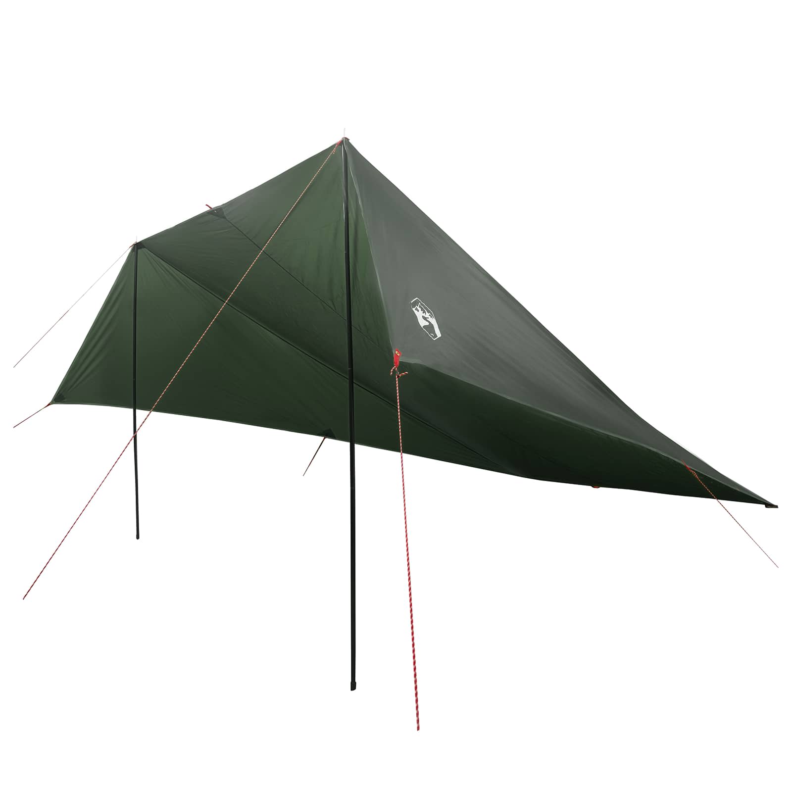 vidaXL Cort pentru vehicul Verde militar 518 x 580 x 215 cm
