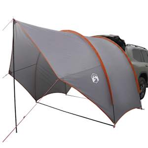 vidaXL Tagaluugi varikatus veekindel 405 x 280 x 220 cm Hall ja oranž