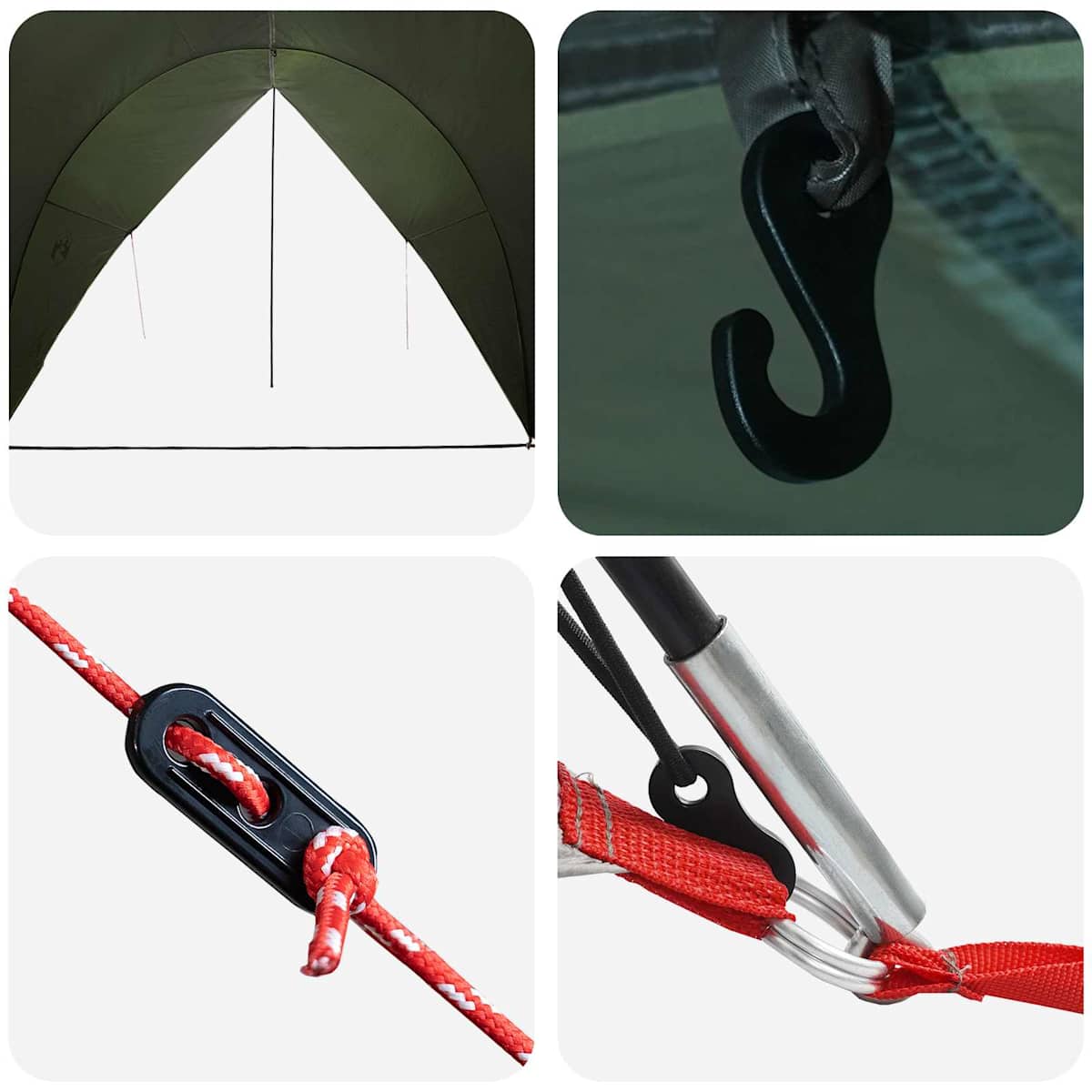 Tailgate awning vandafvisende 405 x 280 x 220 cm - Billede 9