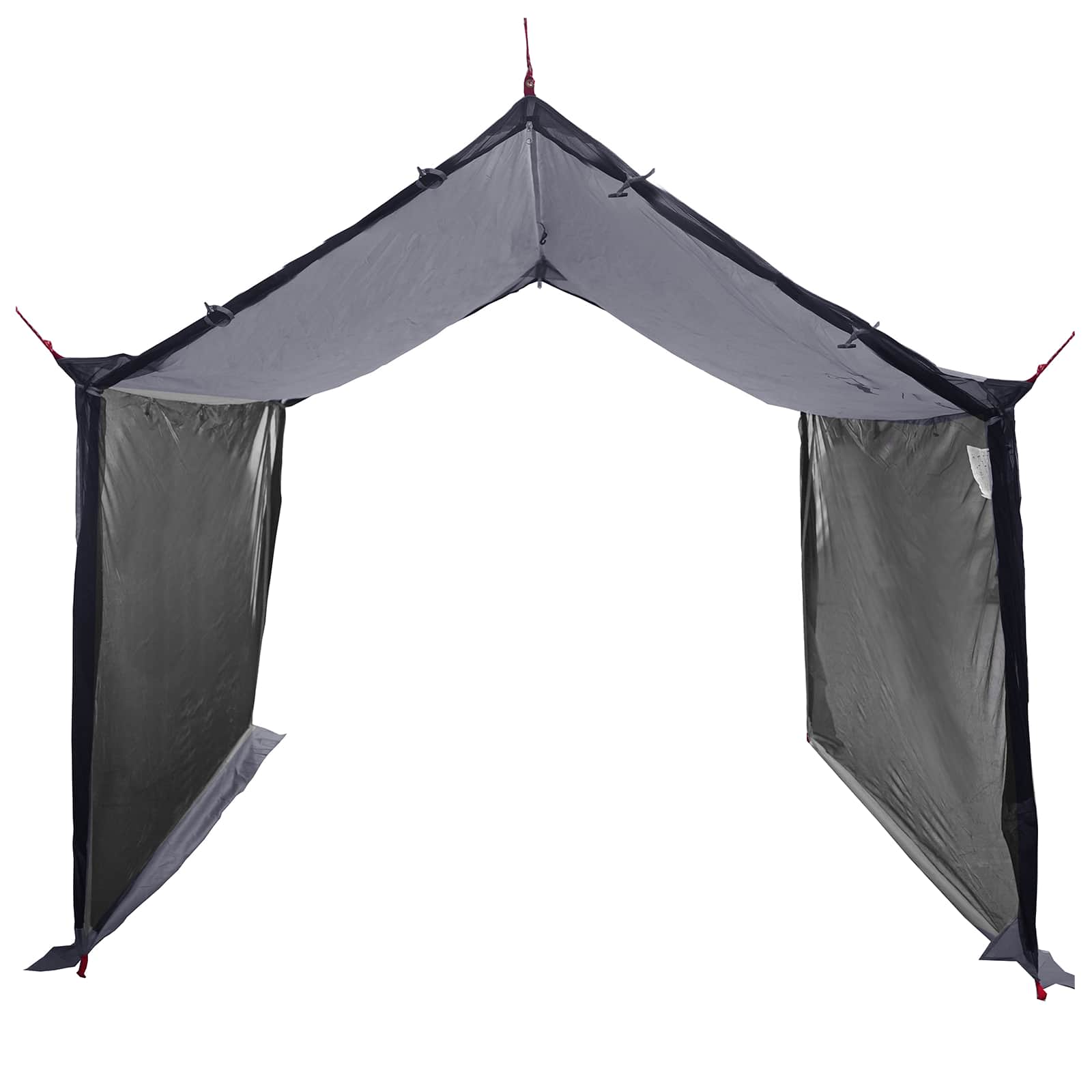 Camping-teltta verkkoseinillä Harmaa ja oranssi - Image 5