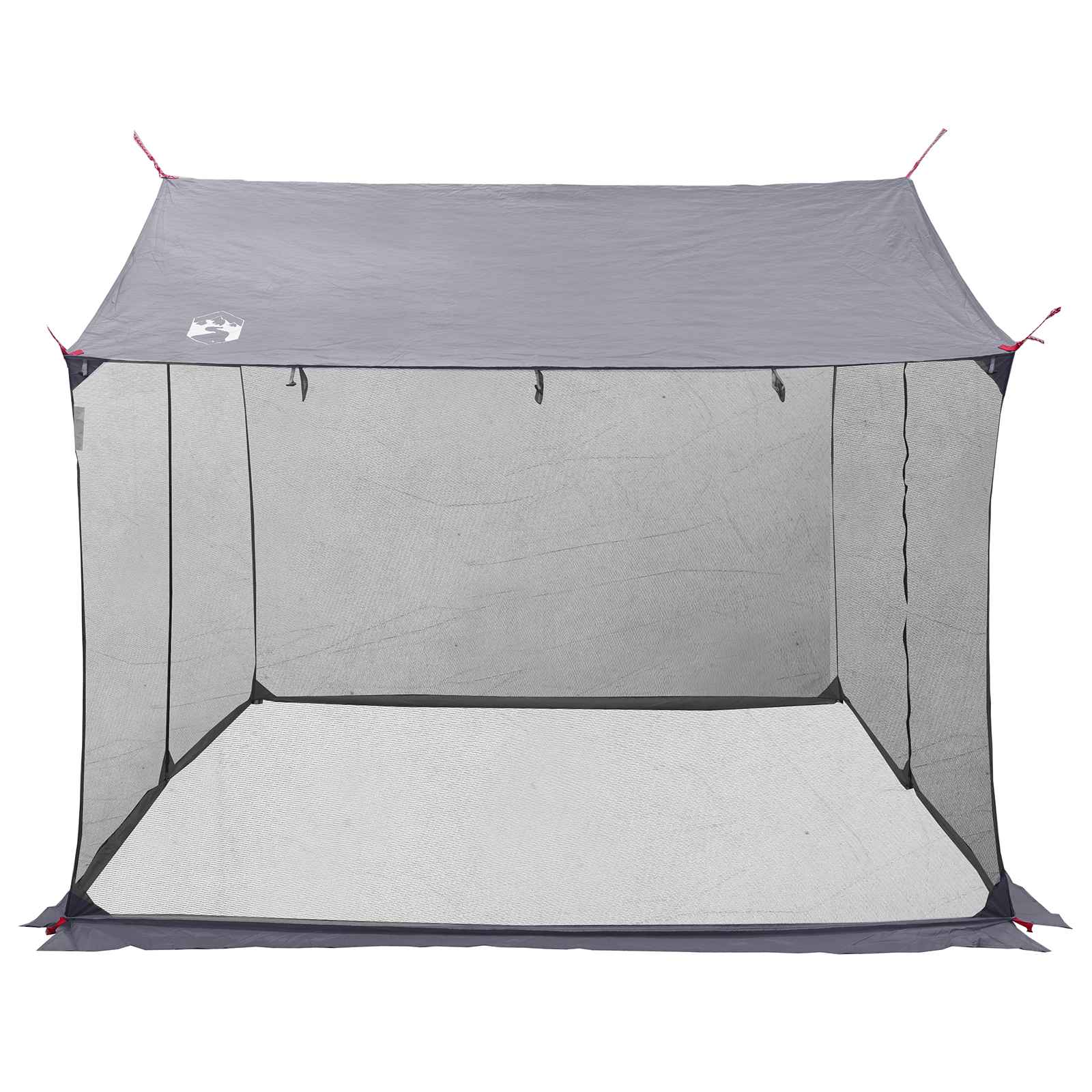 Camping-teltta verkkoseinillä Harmaa ja oranssi - Image 6