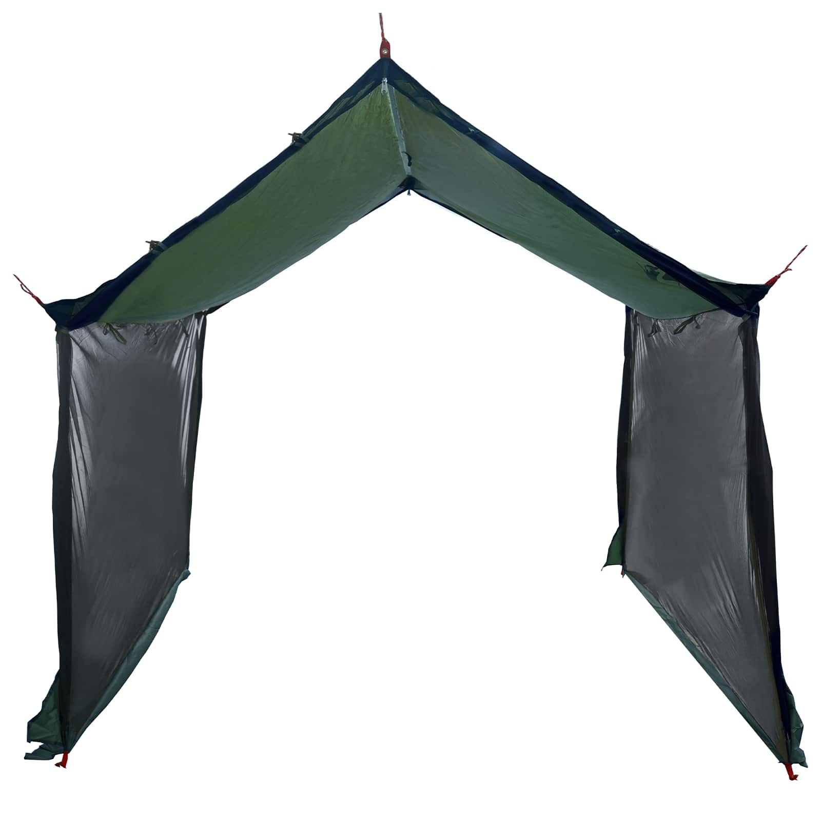 Camping-teltta verkkoseinillä Armivihreä 340 x 260 x 220 cm - Image 5