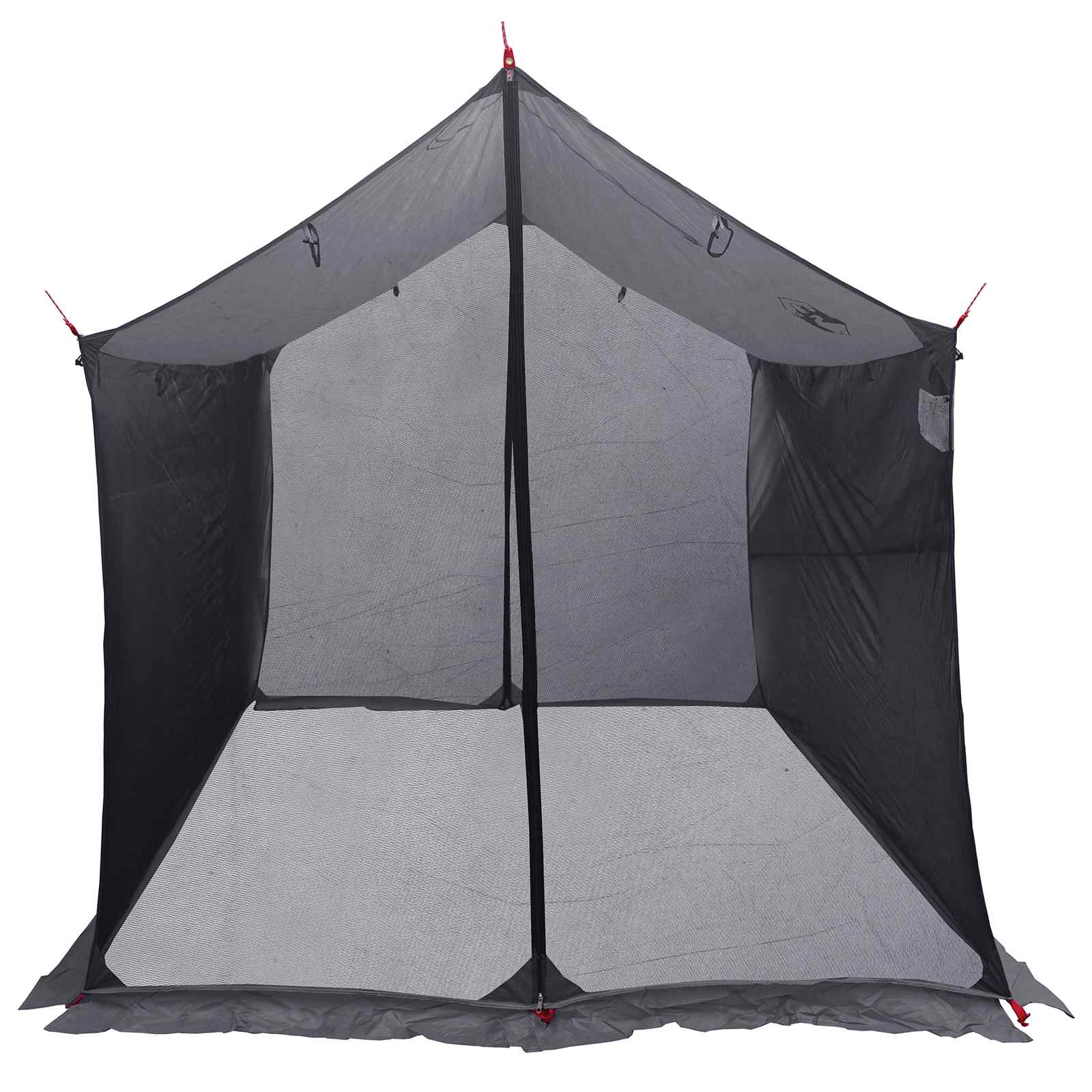 Camping-teltta verkkoseinillä Harmaa ja oranssi - Image 4