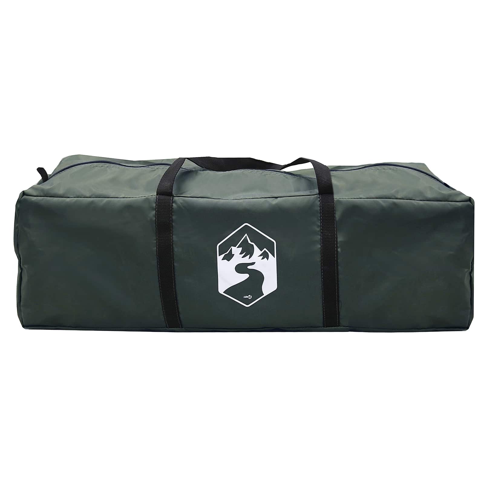 vidaXL Camping Tarp Wasserfest Olivegrün 695 x 580 x 200 cm – Bild 5