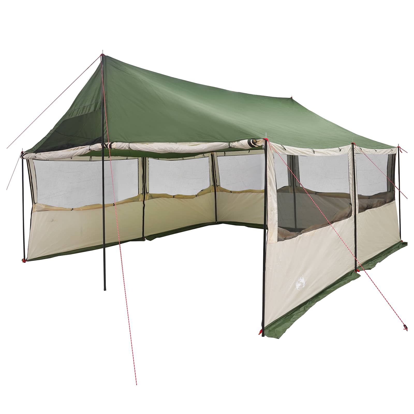 vidaXL Cort de Familie Verde 450 x 400 x 265 cm Poliester și oțel