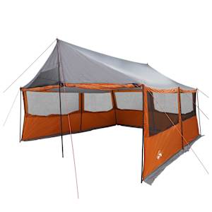 vidaXL Peretelk Hall ja oranž 450 x 400 x 265 cm Pol&uuml;ester ja teras