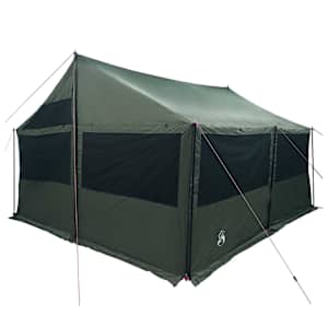 Rodinný stan Armádní zelená 450 x 400 x 265 cm Polyester a ocel - obrázek 3