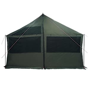 Rodinný stan Armádní zelená 450 x 400 x 265 cm Polyester a ocel - obrázek 5