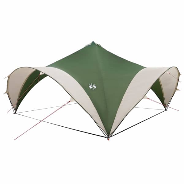 vidaXL Pidutelgid Roheline 500 x 500 x 350 cm Pol&uuml;ester ja teras