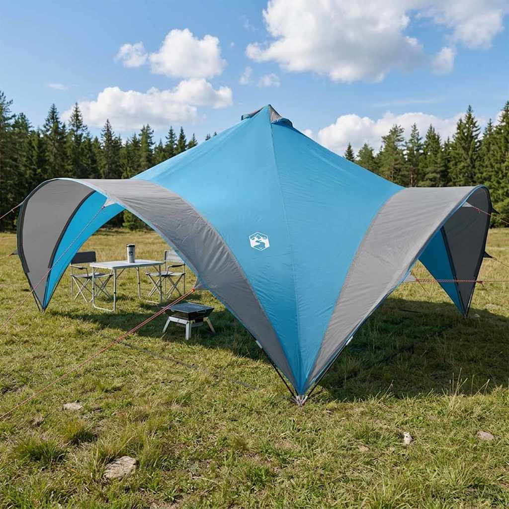vidaXL Cort pentru Petreceri cu acoperiș albastru 500 x 500 x 350 cm