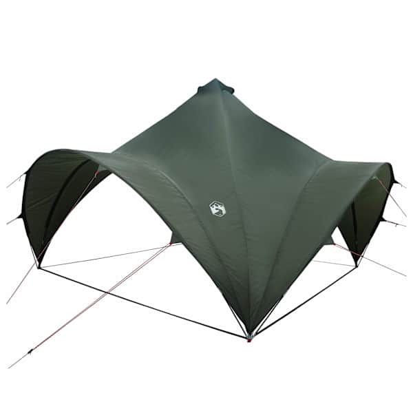 vidaXL Pidutelgid 400 x 400 x 320 cm Armee roheline Pol&uuml;ester ja teras