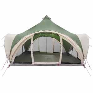 Tipi stan 6,0místný Zelená Polyester a ocel - obrázek 4