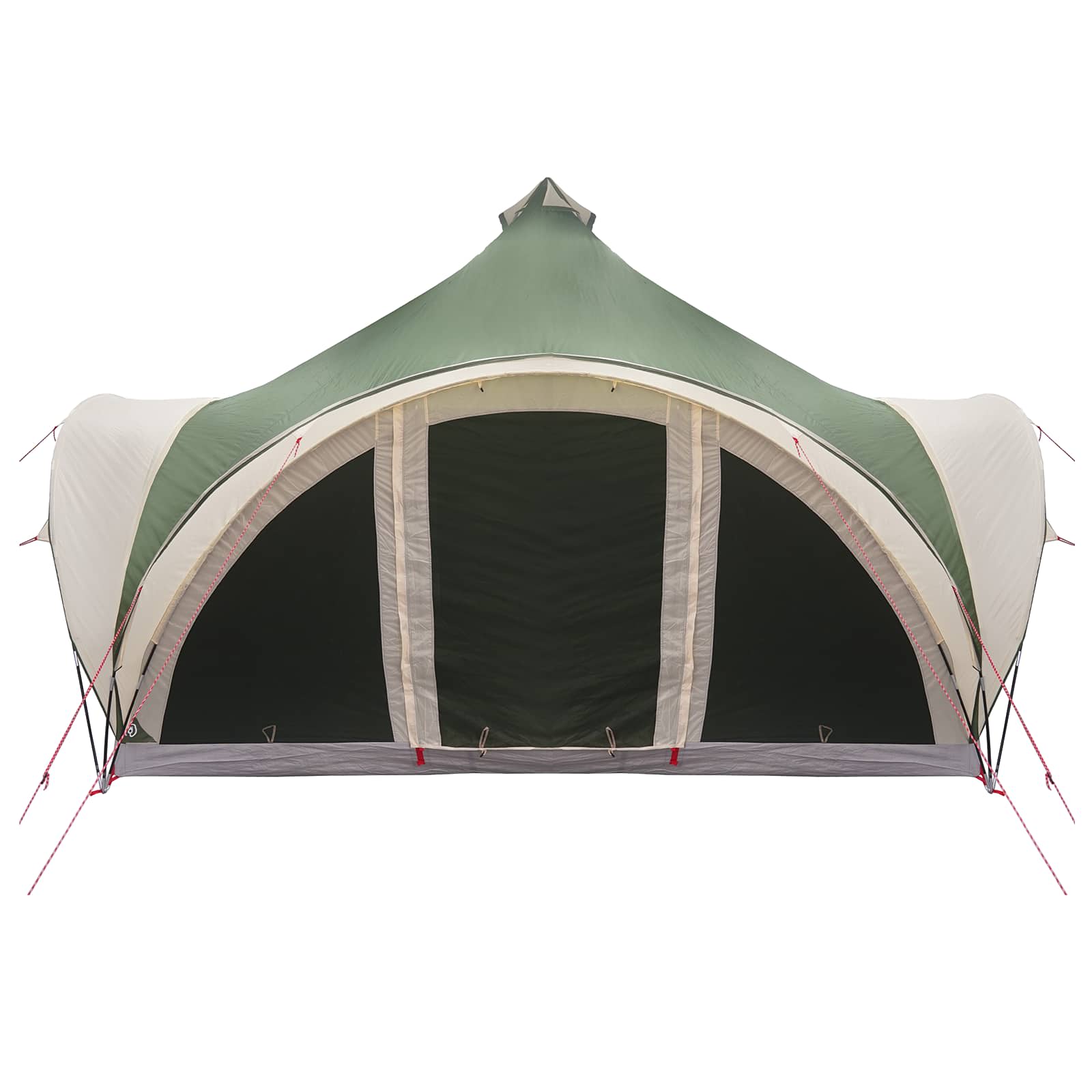 Tipi-teltta katolla Vihreä 6-henkilöä Polyesteri ja teräs - Image 5